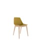 Polypropylene Shell Chair Beech Wooden 4-Leg Frame